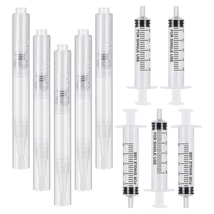 Household Touch up Paint Pens Universal Wall Furniture Scratch Repair Brush Refillable Leak-Proof Paint Brush Pen with Injector