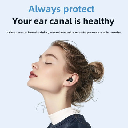 Eayburst Ear Plugs for Sleeping Noise Cancelling Silicone Earplugs for Concerts Traveling Studying Focus Reusable Ear Protection