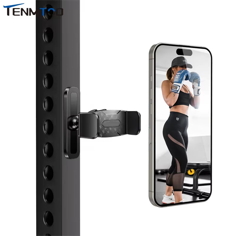 Tenmtoo Gym Magnetic Phone Holder 360 Adjustable Stand for Magsafe Compatible with All 4.7-6.5 Inch Smartphones Iphone 15 14 13