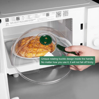 Microwave Plate Cover, Anti-Splatter Plate Lid with Steam Vents, Microwave Food Cover, Microwave Splatter Guard Lid with Food-Grade PP Material Bpa-Free