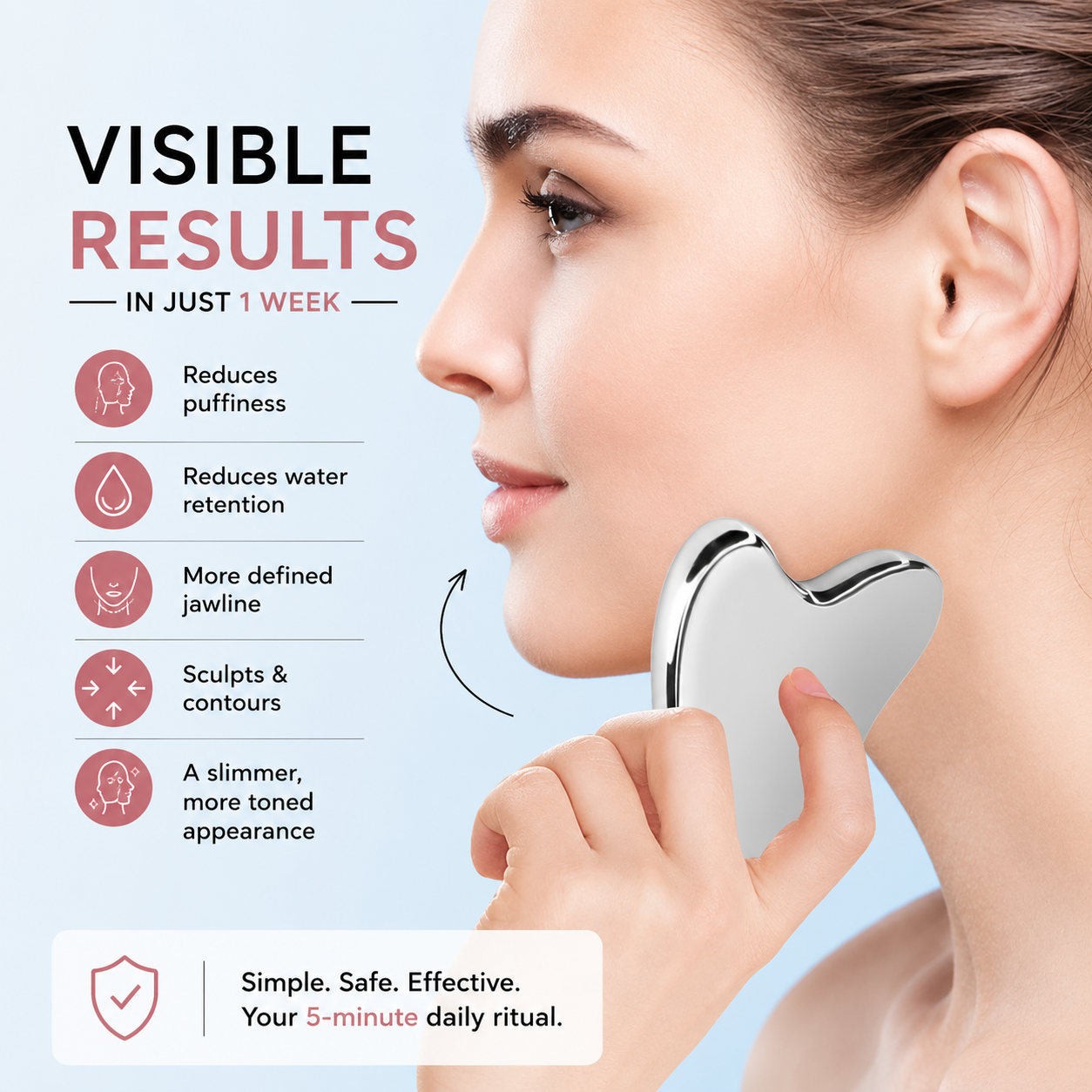 Sculptiva™ Facial Guasha Sculpting Tool