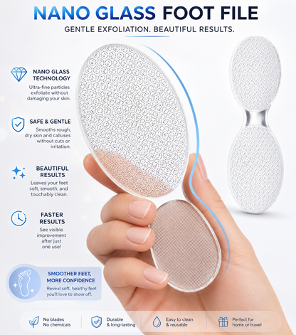 HeelGlow™ | Nano Glass Foot Exfoliator