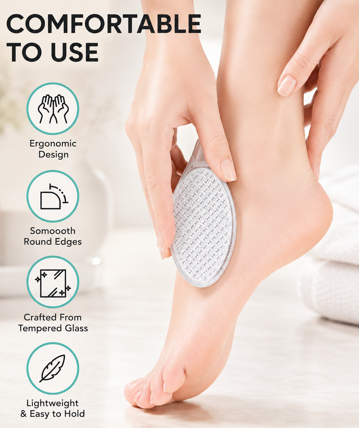 HeelGlow™ | Nano Glass Foot Exfoliator