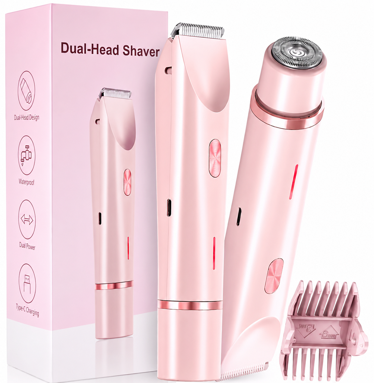 SilkSwipe™ | 2-in-1 Precision Shaver