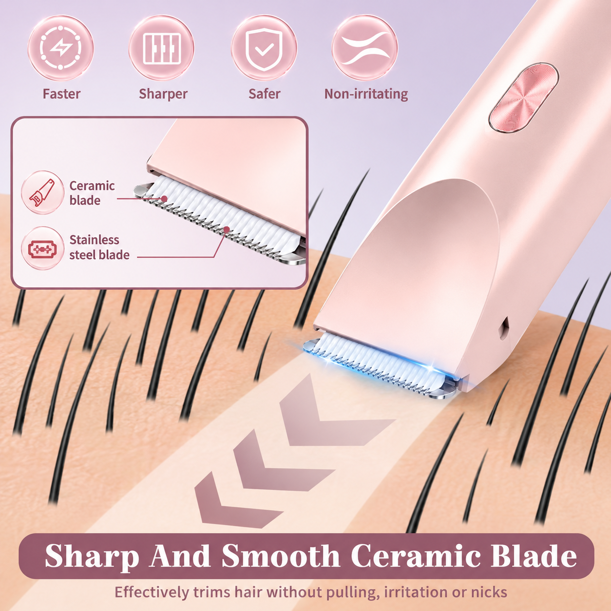 SilkSwipe™ | 2-in-1 Precision Shaver
