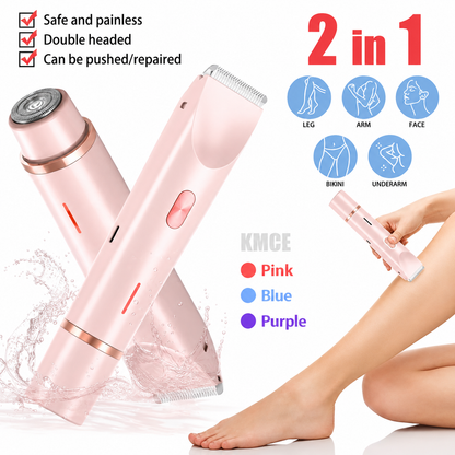 SilkSwipe™ | 2-in-1 Precision Shaver
