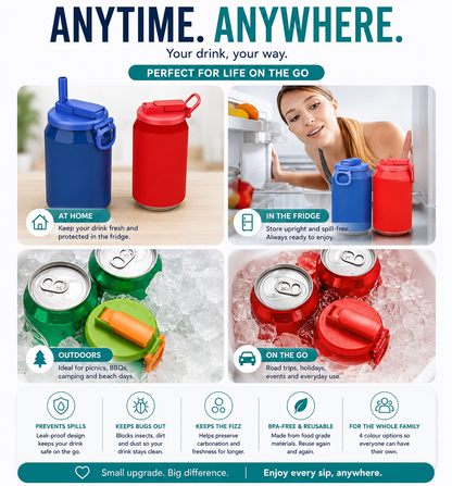 SipShield™ Leak-Proof Can Lid