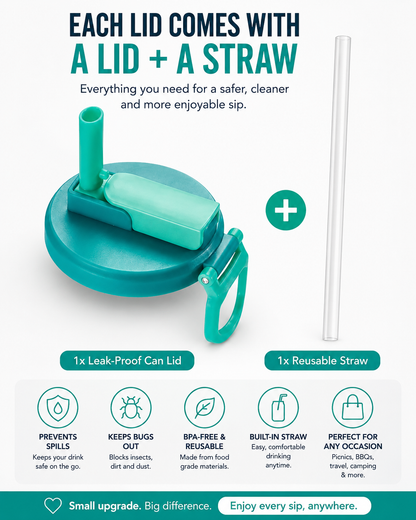 SipShield™ Leak-Proof Can Lid