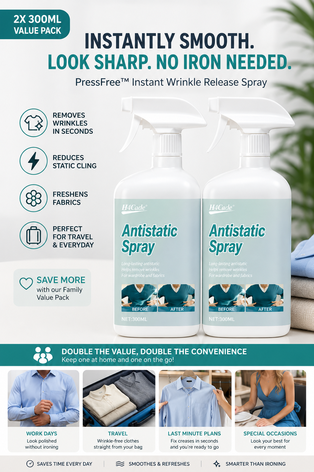 PressFree™ Instant Wrinkle Release Spray