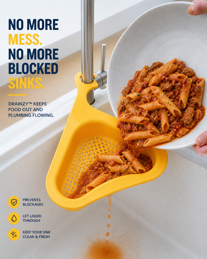 Drainzy™ – The No-Mess Sink Filter