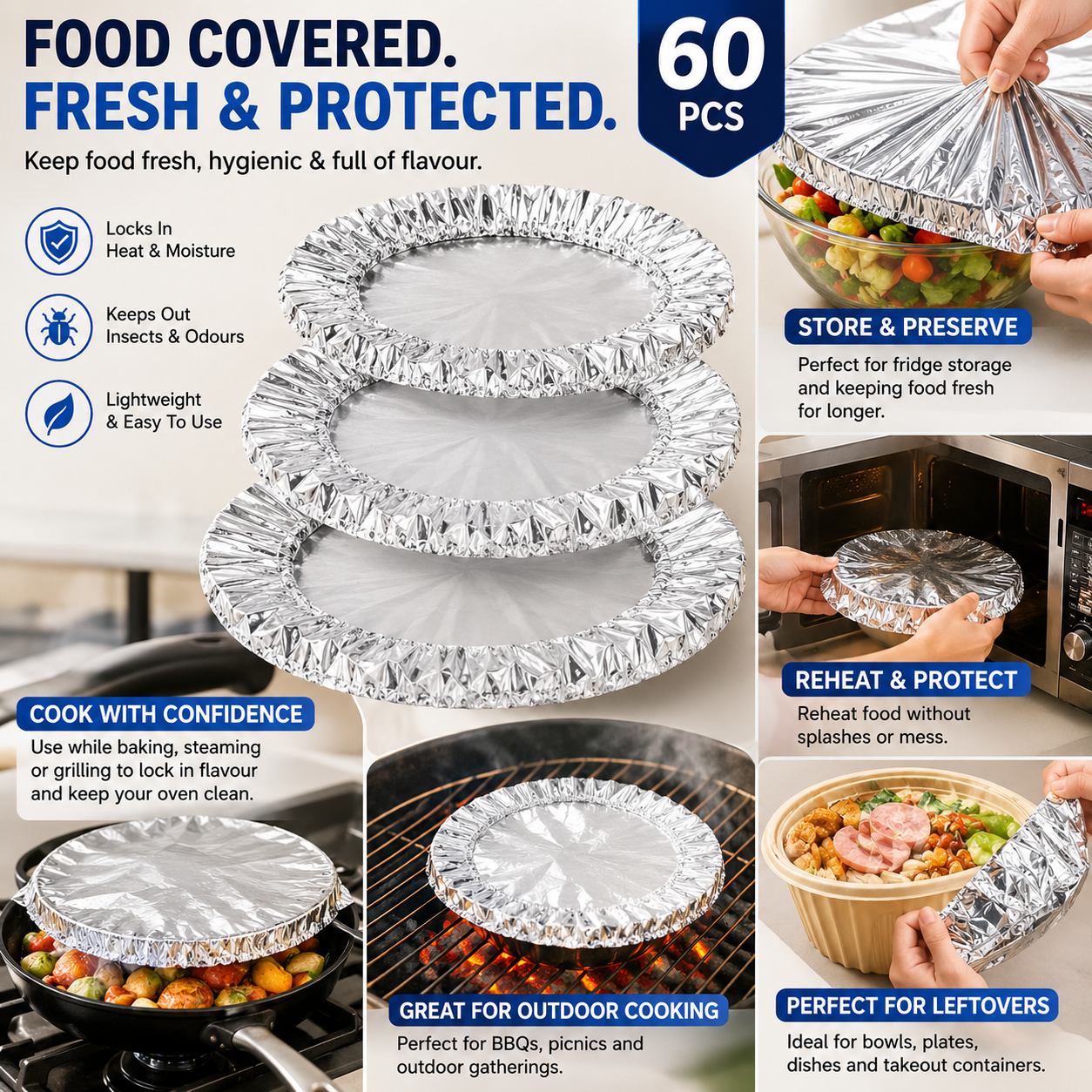 HeatLock™ Food Covers