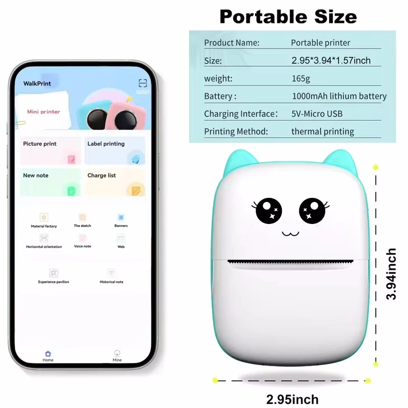 SnapNote™ Pocket Printer