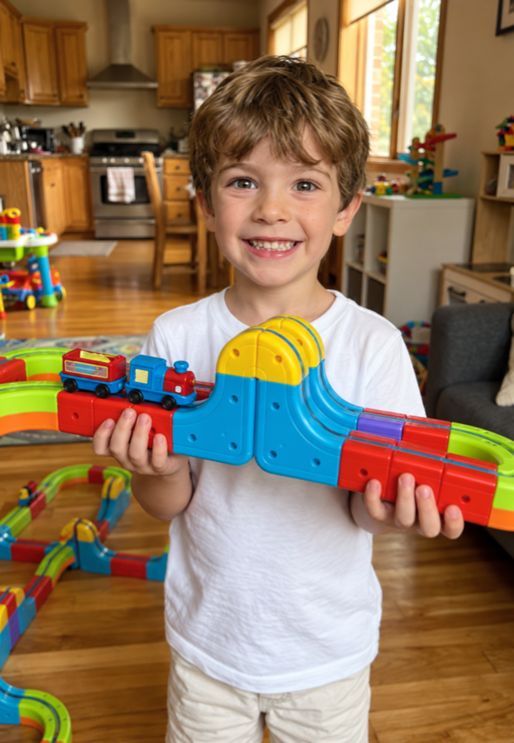 ImaginaRail™ — Tren magnético de construcción