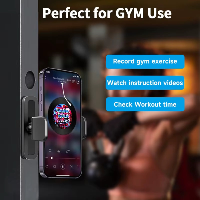 Tenmtoo Gym Magnetic Phone Holder 360 Adjustable Stand for Magsafe Compatible with All 4.7-6.5 Inch Smartphones Iphone 15 14 13