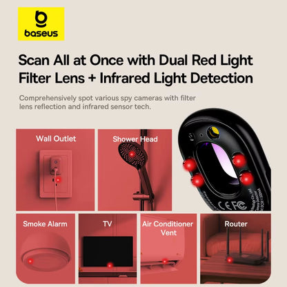 【New】 Camera Detector Intelligent Hidden Camera Signal Gadget Security Alarm anti Spy Candid Peeping Protection Detector