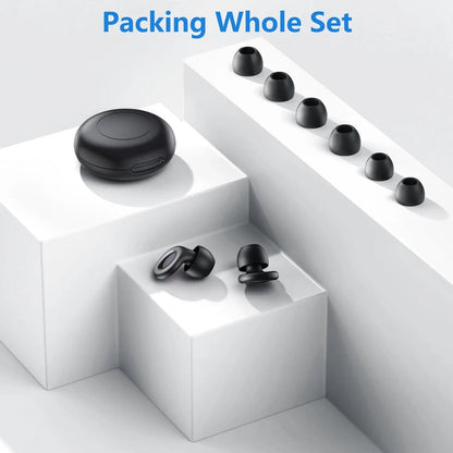 Eayburst Ear Plugs for Sleeping Noise Cancelling Silicone Earplugs for Concerts Traveling Studying Focus Reusable Ear Protection